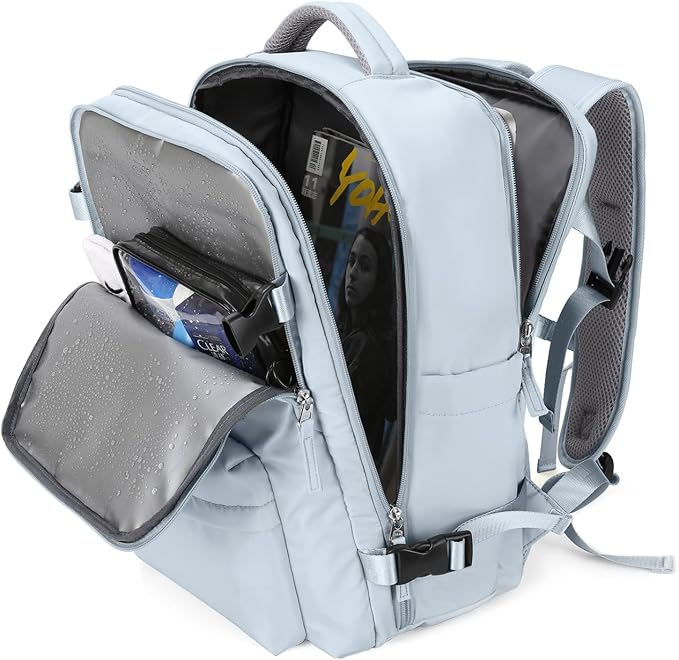 WONHOX Large Travel Backpack Carry on Flight Approved Laptop Work Business by WONHOX