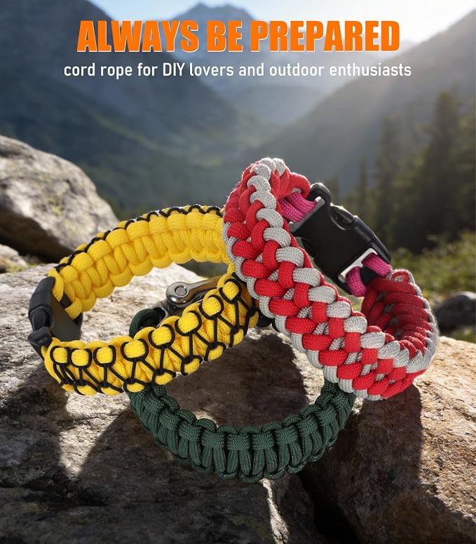 DDOUT 2mm Paracord 100lb, Thin Micro Paracord Rope, DIY Projects, Camping & - Image 7