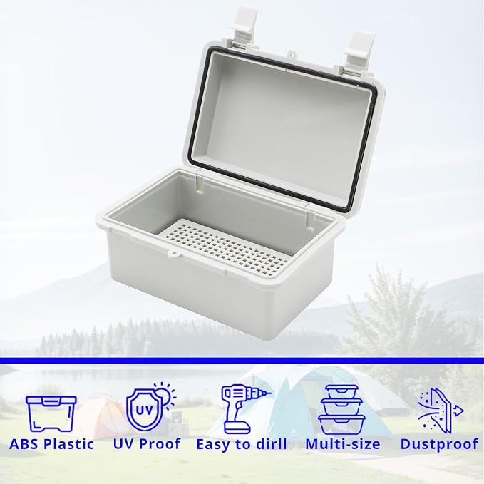 MAKERELE Electrical Weatherproof Outdoor Junction Box Small - Image 6