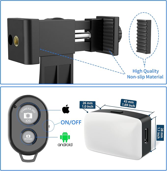 Universal Phone Tripod Mount Adapter - Image 5