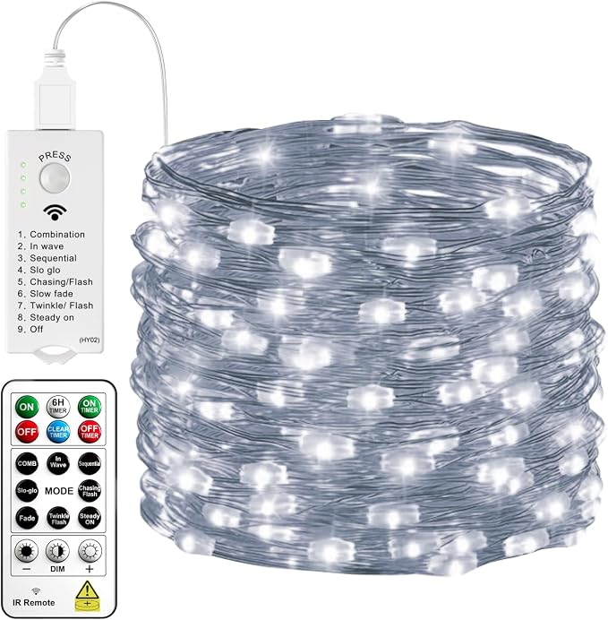 HXWEIYE Rechargeable Fairy Lights by LightUpYourHomewHXWEIYE