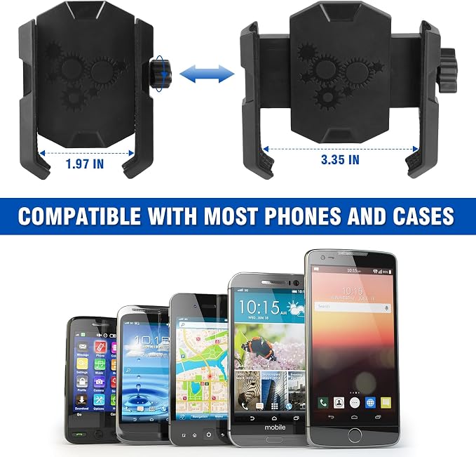 FUNY A Pillar Grab Handle Phone Mount Adjustable Direction Mobile Phone Holder - Image 6