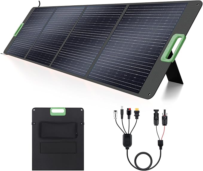 200W High Efficiency ETFE Foldable Solar Panel by GRECELLPOWERSTATION