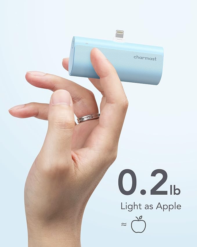 charmast Small Portable Charger 5000mAh, Ultra-Compact 20W PD Fast Charging - Image 4