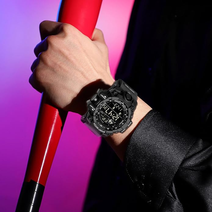 FANMIS Mens Military Multifunction Digital LED Watch Electronic Waterproof - Image 3