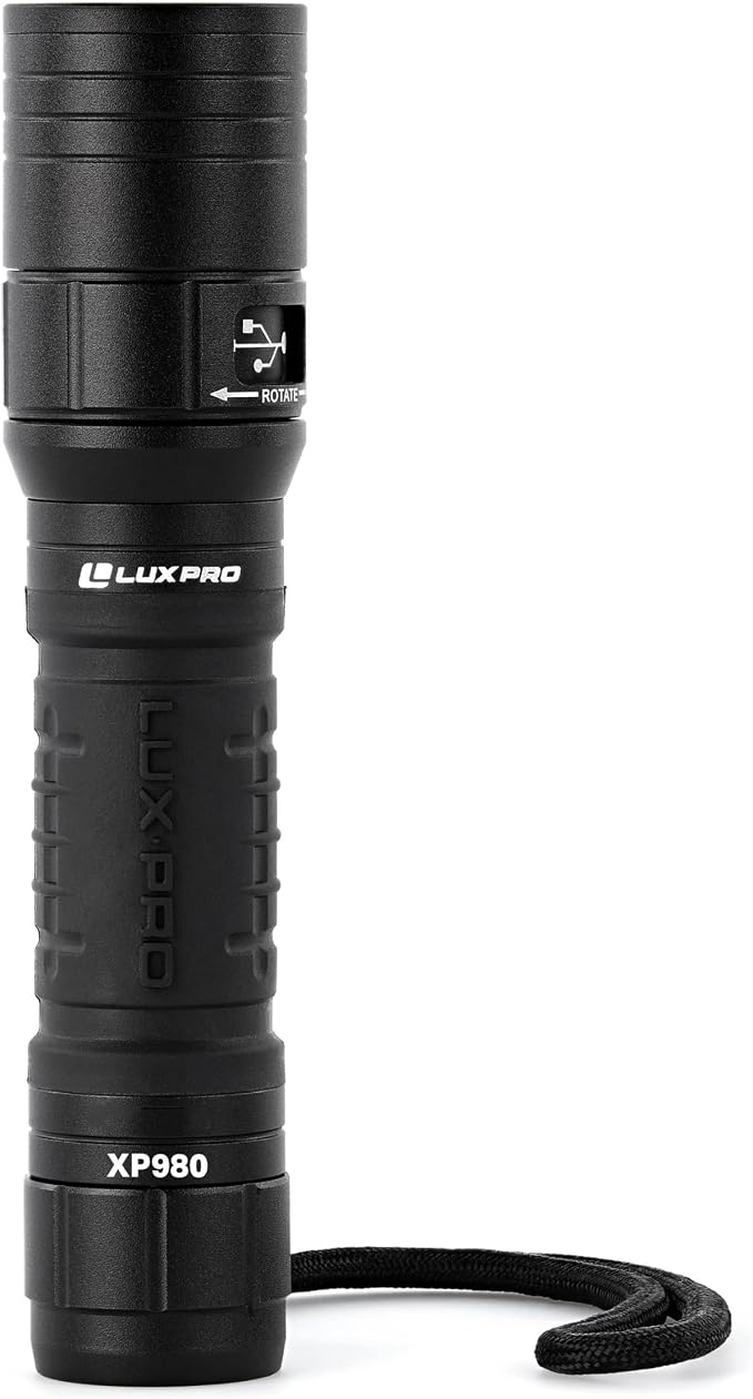 LUXPRO XP980 Pro Series Rechargeable Utility LED Flashlight by LUXPRO