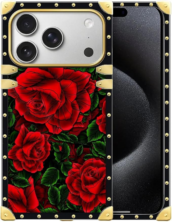 for iPhone 17 Pro Max Case Luxury Golden Decoration by Unknown