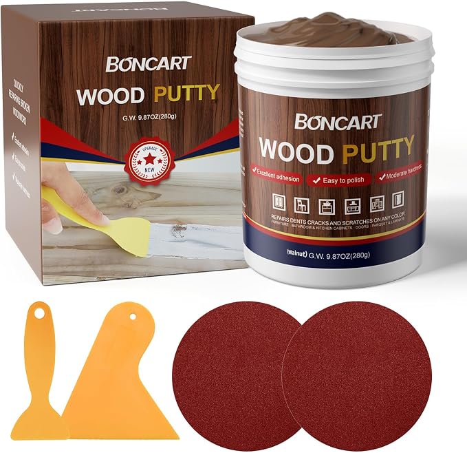 BONCART Walnut Wood Putty Filler by BONCART