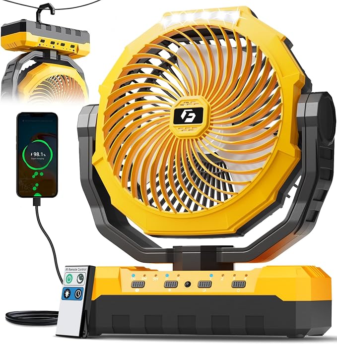 FRIZCOL 3-in-1 Camping Fan by FollowUsGetMoreInfoNow