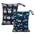 ALVABABY 2pcs Cloth Diaper Wet Dry Bags Waterproof Reusable by ALVABABY