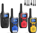 Wishouse Walkie Talkies for Adults Long Range-Rechargeable 4 Pack 2 Way Radios by WisHouseWALKIETALKIESFORTHEENTIREFAMILY