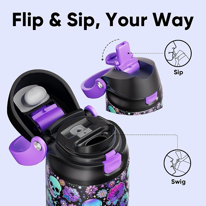 Encool SwiftSip Insulated Stainless Steel Water Bottle - Image 2