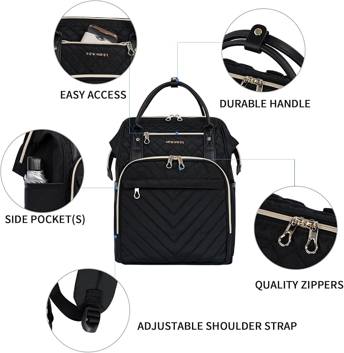 KROSER Laptop Backpack 17" Stylish Backpack Water Repellent College Casual - Image 5
