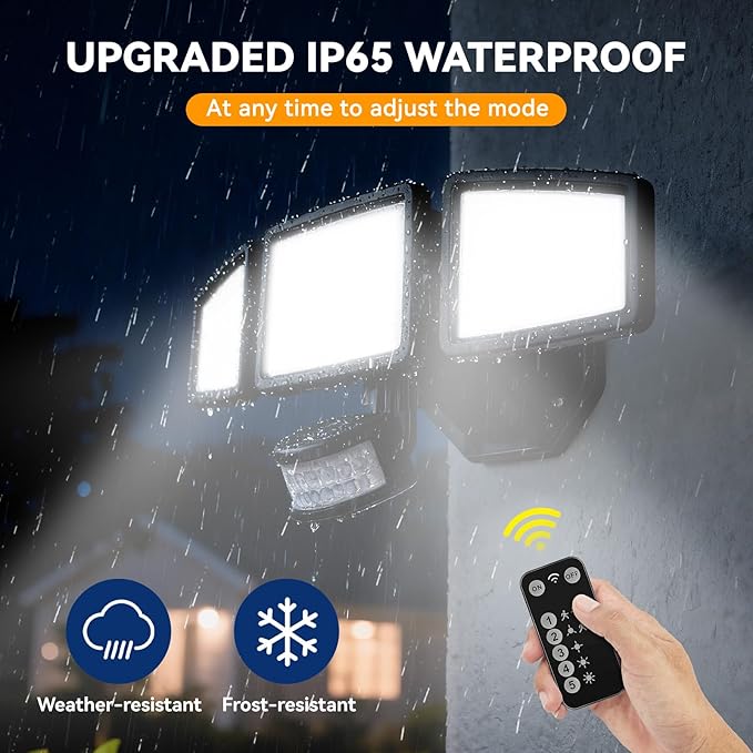 LED Security Lights Motion Sensor Light Outdoor, Waterproof, Flood Light - Image 6