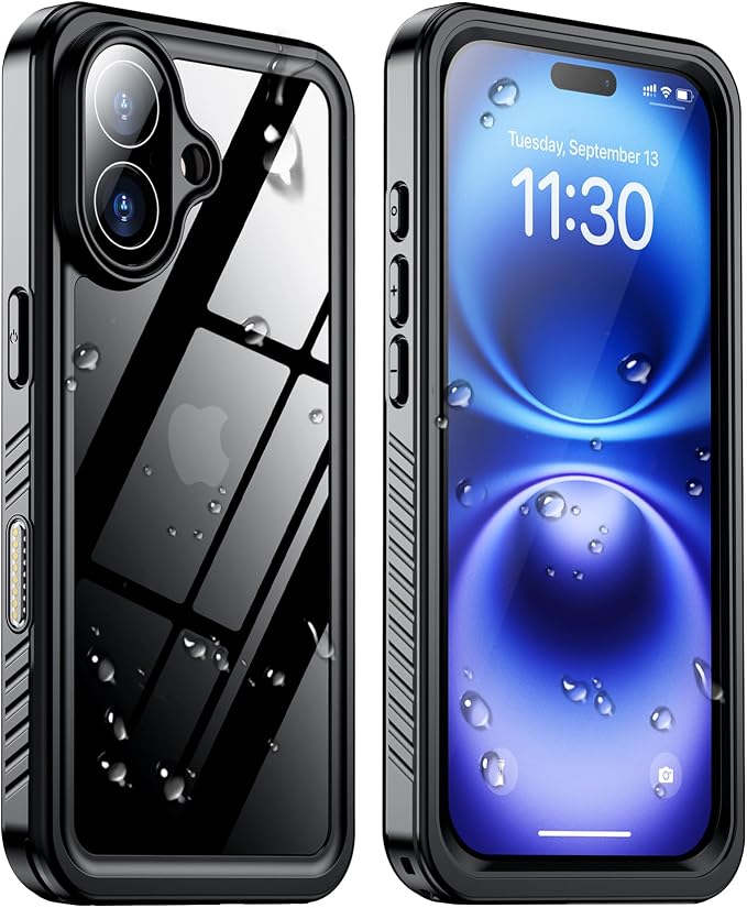 2025 New Designed for iPhone 16 Case Waterproof, Phone Case for iPhone 16 6.1" by Red2Fire