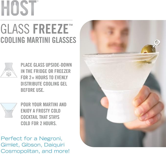 Host Stemless Martini Glasses, Cocktail Glasses, Double Walled Insulated - Image 3