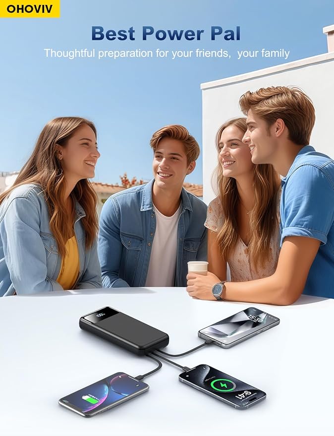 OHOVIV Portable Charger Power Bank 50000mAh Battery Pack, 22.5W Fast Charging - Image 5