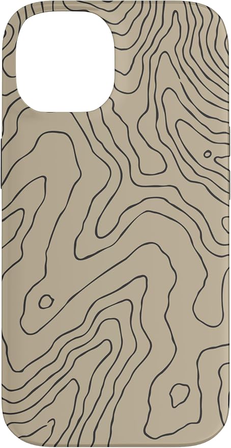 Coyote Country Guide Lines Topographical Contour Map Case by Unknown