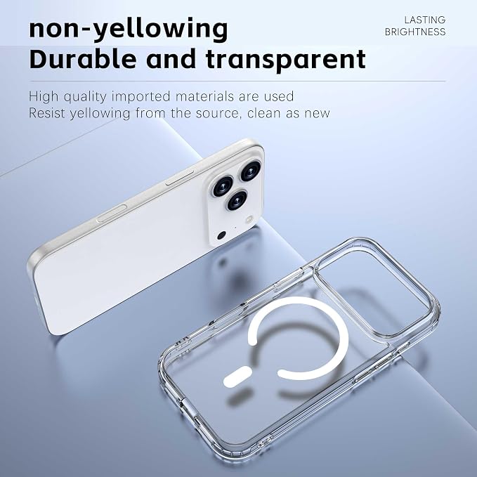 Magnetic Designed for iPhone 17 Pro Case Clear - Image 4