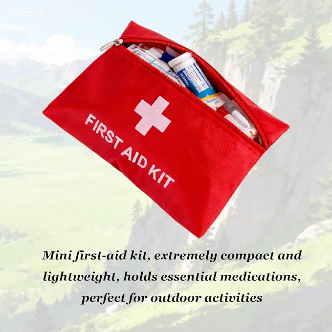 QCWN 20 Pack Empty First Aid Bag Mini Medical Kit Pouch Small Travel Emergency - Image 5