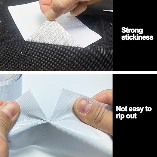 Waterproof Repair Tape for Awning, 4IN x 20FT Outdoor Canvas Tarp Repair Tape - Image 5