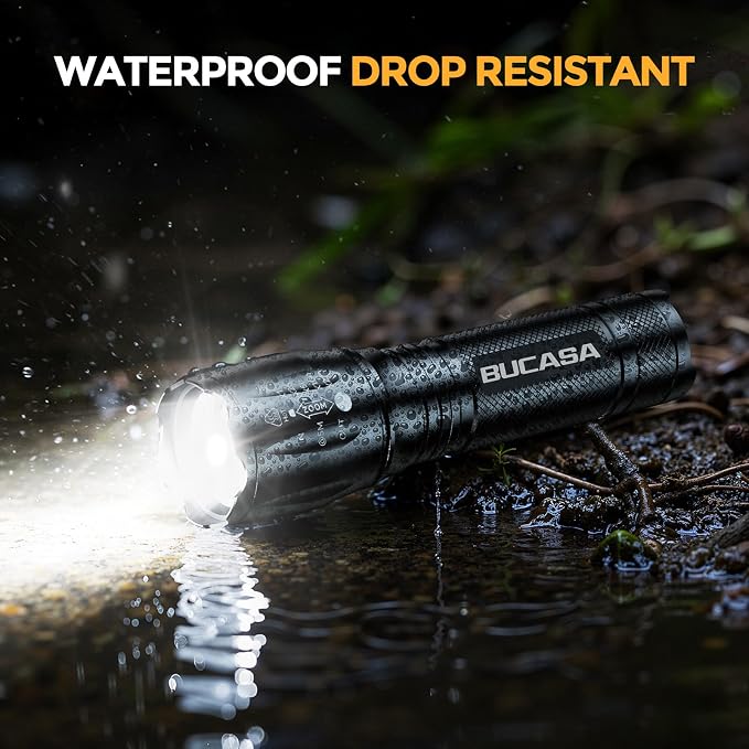 BUCASA 6 Pack Rechargeable Flashlights High Lumens, Brighter Small Flashlight - Image 4