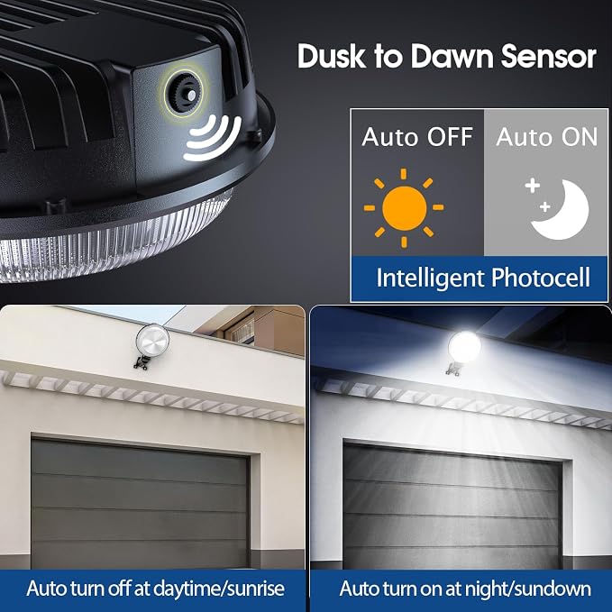 LED Barn Light, 150W 20000LM Dusk to Dawn Outdoor Security Light, 150° - Image 2