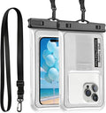 Waterproof Phone Pouch, IP68 Floating Waterproof Phone Case, Dry Bag Beach by Kebrela