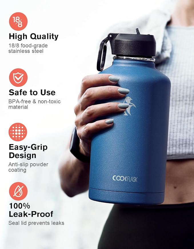 Water Bottle Insulated 64 oz - Image 3