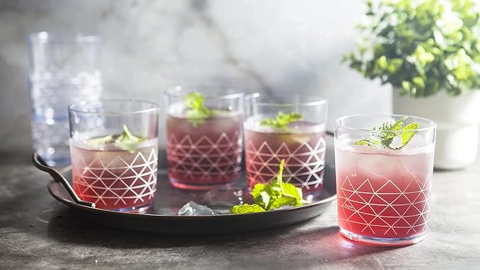 bzyoo BPA-Free Designed Dishwasher Safe 14 oz Plastic Tumbler Set which is - Image 8