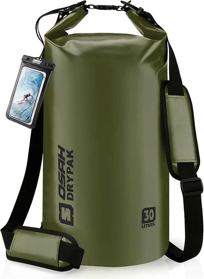 Waterproof Dry Bag, 5L/10L/20L/30L/40L Roll Top Lightweight Storage Backpack by OSAHDRYPAK