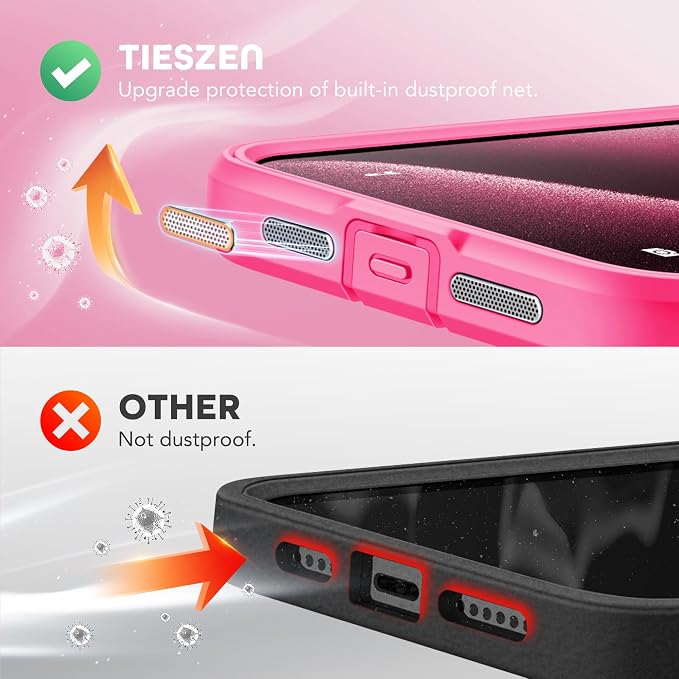 TIESZEN for iPhone 15 Pro Case, Compatible - Image 5