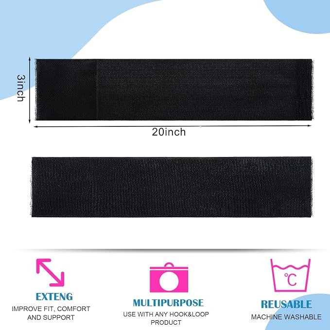 Geiserailie 4 Pcs Extender Strap Reusable Ice Belt Extender Strap Multipurpose - Image 2