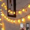 Minetom Globe String Lights, 33 Feet 100 Led Fairy Lights Plug in, 8 Modes by Minetom