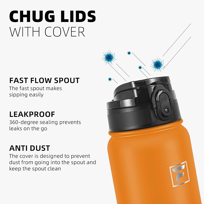 Fanhaw 20 oz Insulated Stainless Steel Water Bottle - Image 4
