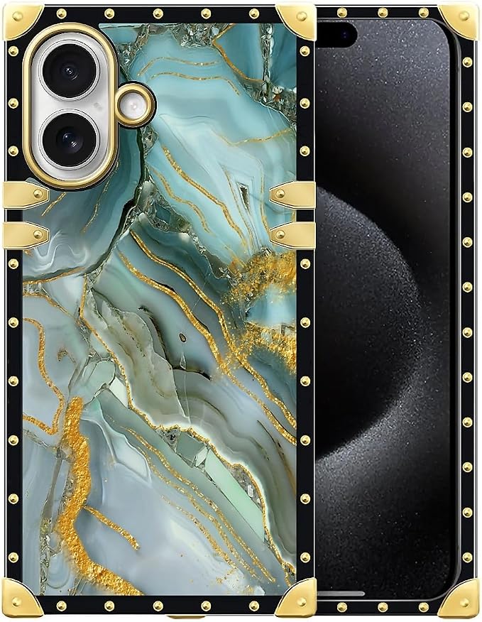 for iPhone 17 Case Luxury Golden Decoration by Unknown