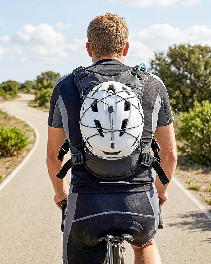 Running Vest with 2L Water Bladder, Lightweight Chest Pack Hydration Backpack - Image 7