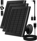 8W Solar Panel for Ring Camera, Spotlight Cam Battery, Includes Barrel Plug to by PUUQII