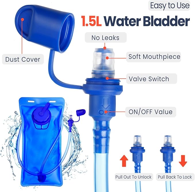 Shinylin 2 Pcs Kids Hydration Backpack - Image 5