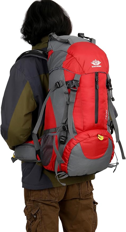 WoneNice 50L Waterproof Hiking Backpack - Image 4