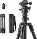 K&F CONCEPT 64 inch/163 cm Camera Tripod, Lightweight Travel Outdoor DSLR by KFCONCEPT
