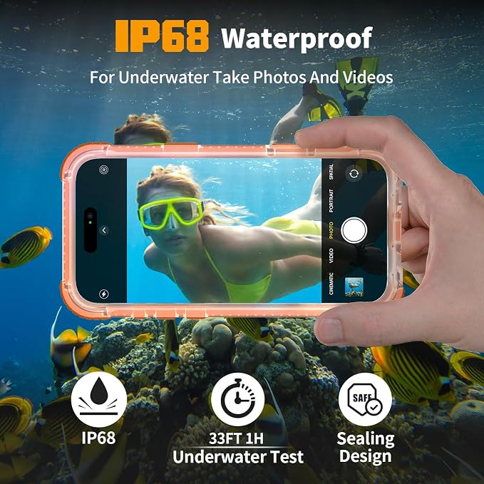 for iPhone 16 Waterproof Case, Compatible - Image 3