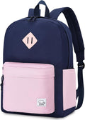 VASCHY Lightweight Backpack for School, Water Resistant Classic Bookbag by Vaschy