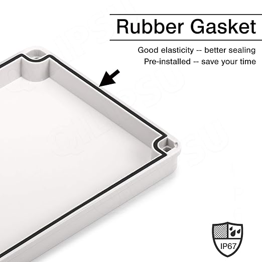 QILIPSU Outdoor Junction Box IP67 Waterproof Project Box ABS Plastic - Image 4