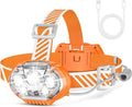 MIOISY Rechargeable Headlamp, High Lumen 5 LED Head Lamp by MIOISY
