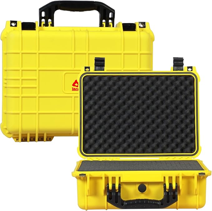 Jack Boss 16x 12.8x 6.8 Inch Hard Case, Portable Weather Waterproof Protective by JACKBOSS