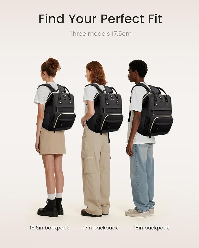 LOVEVOOK Laptop Backpack for Women, 15.6 Inch Work Business Backpacks Purse - Image 5