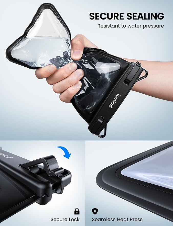 Lamicall Double Pocket Waterproof Phone Pouch - Image 6