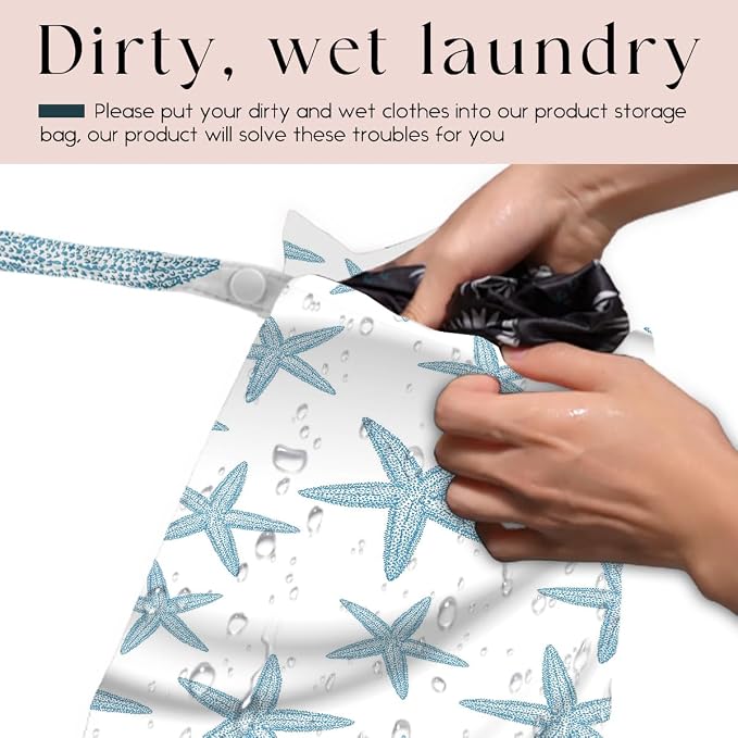 3 Pcs Wet Bag, Wet Dry Bag, Waterproof Bag, Small Laundry Bag, Wet Bag - Image 3