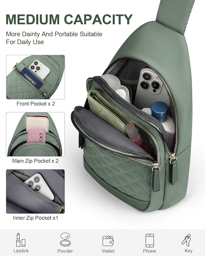 Capolo Sling Bag for Women Men Waterproof Crossbody Bags for Women Trendy - Image 4